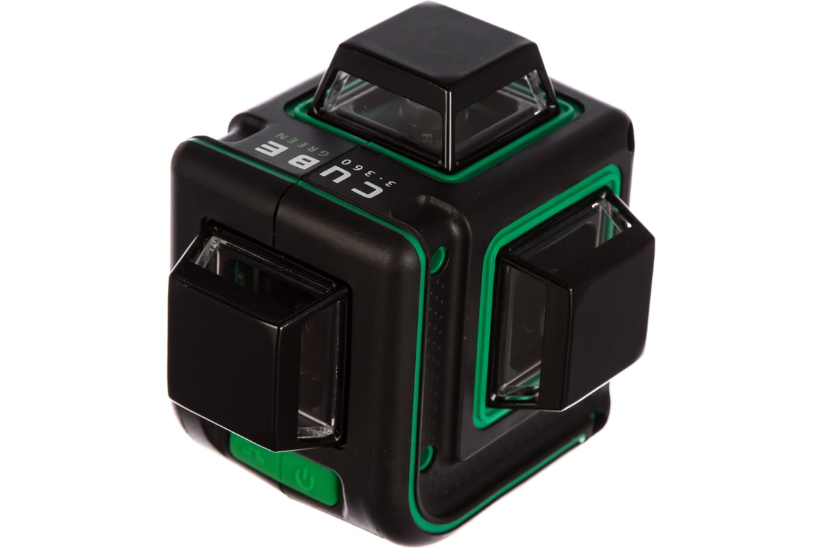 Комплект ADA нивелир + штатив CUBE 3-360 GREEN SPECIAL EDITION А00613