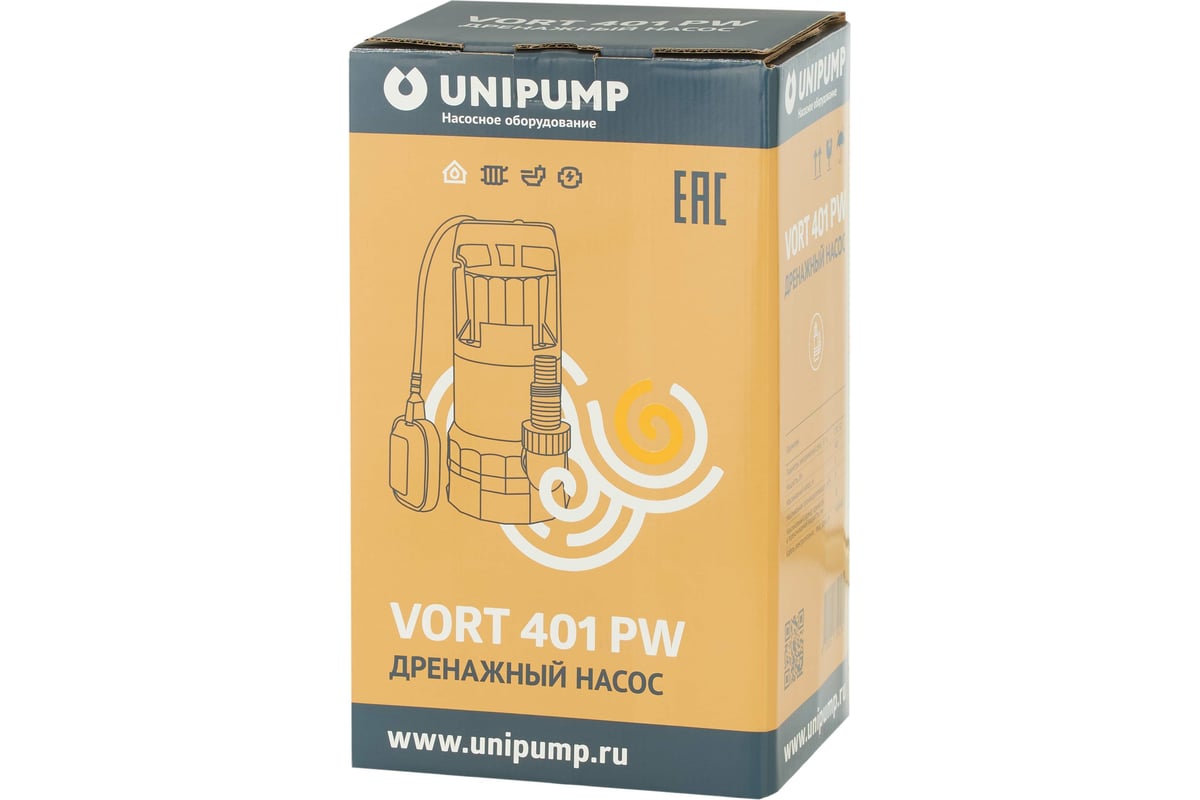 Дренажный насос UNIPUMP VORT 401 PW 95526