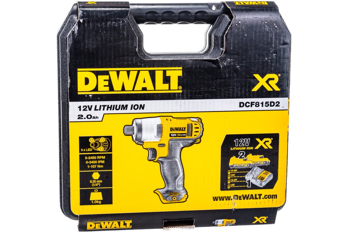 Аккумуляторный шуруповерт DeWalt DCF 815 D2