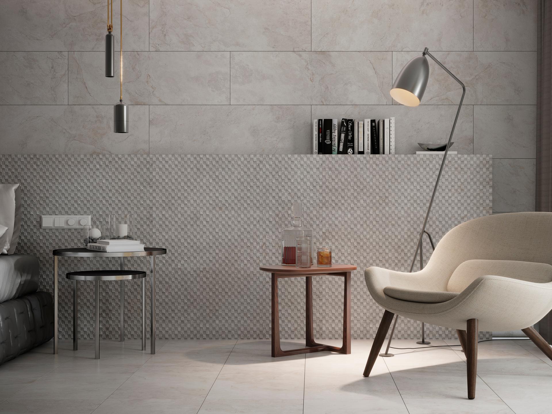 Плитка Porcelanosa Image (Mirage) Silver 33,3x100 см, 100295171