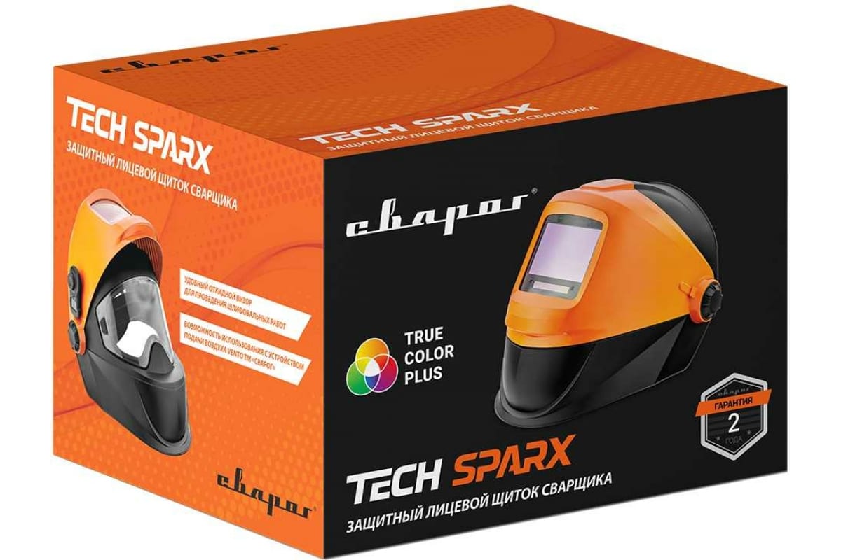 Маска сварщика TECH Sparx RC Сварог 98248