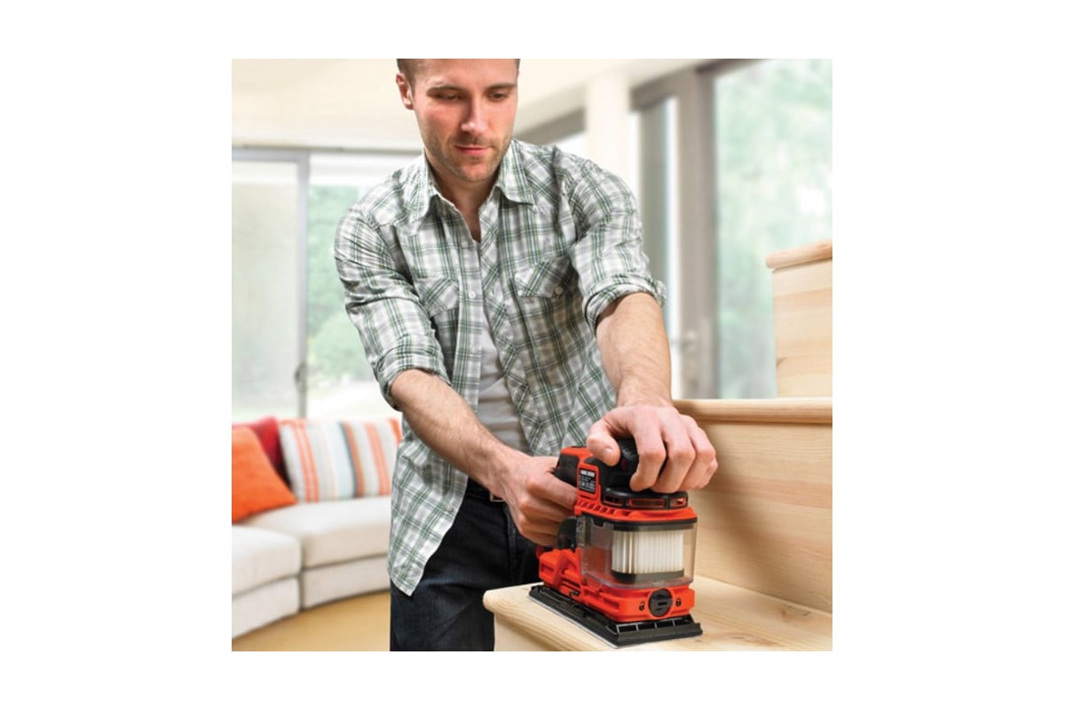 Плоская шлифмашина Black&Decker DuoSand KA330E