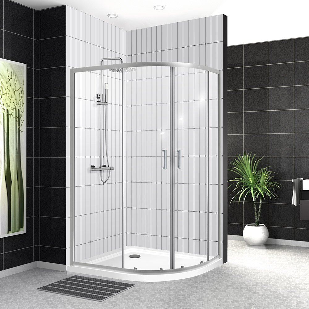 Душевой уголок BelBagno UNO-195-RH-2-120/90-C-Cr 120x90 прозрачный