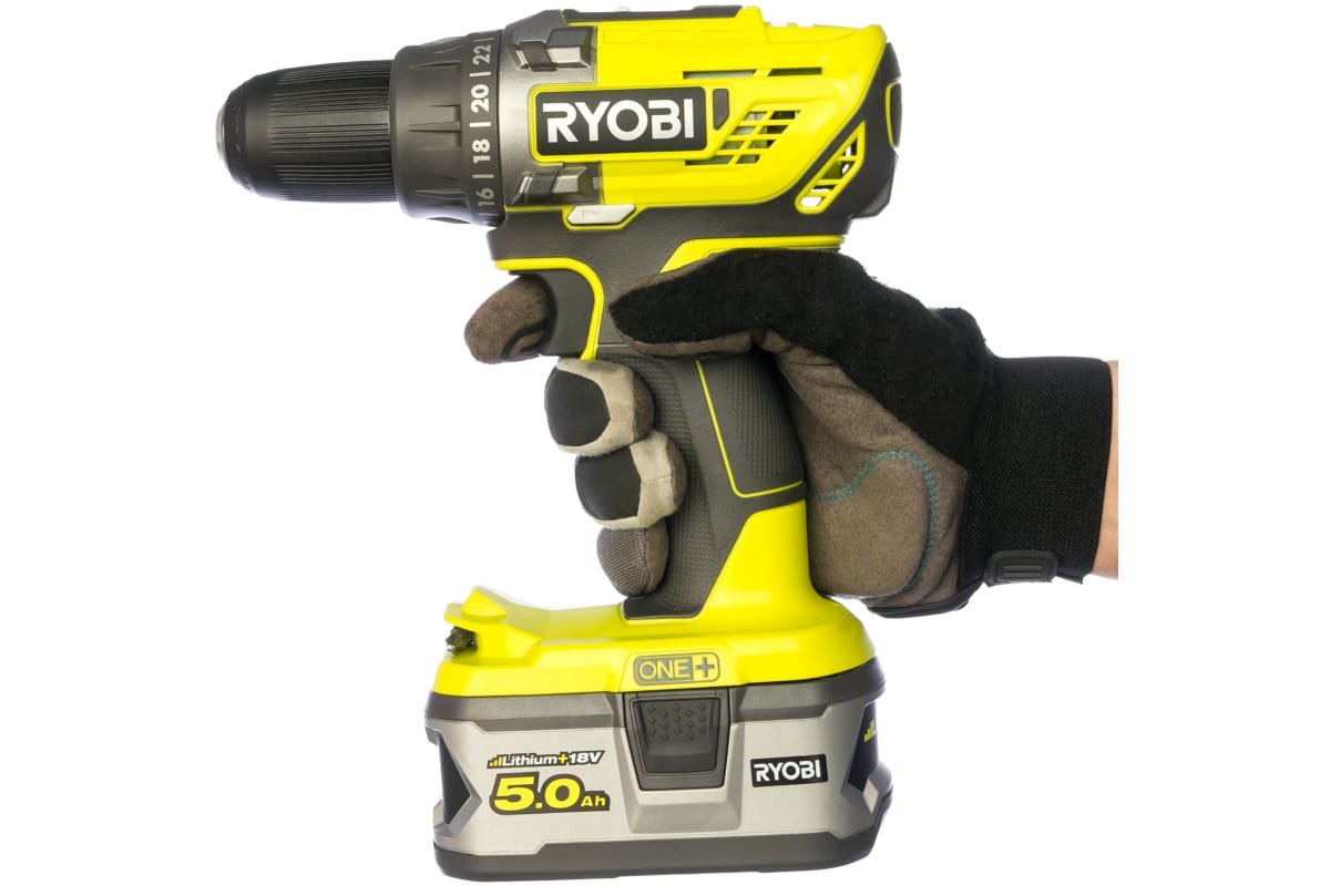 Компактная дрель-шуруповерт Ryobi ONE+ R18DD3-252S 5133003353