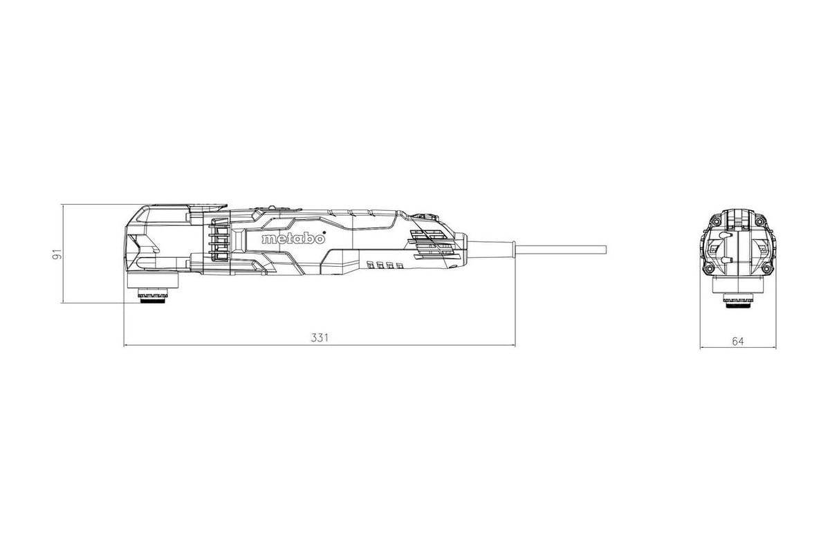 Мультитул Metabo MT 400 Quick SET 601406500