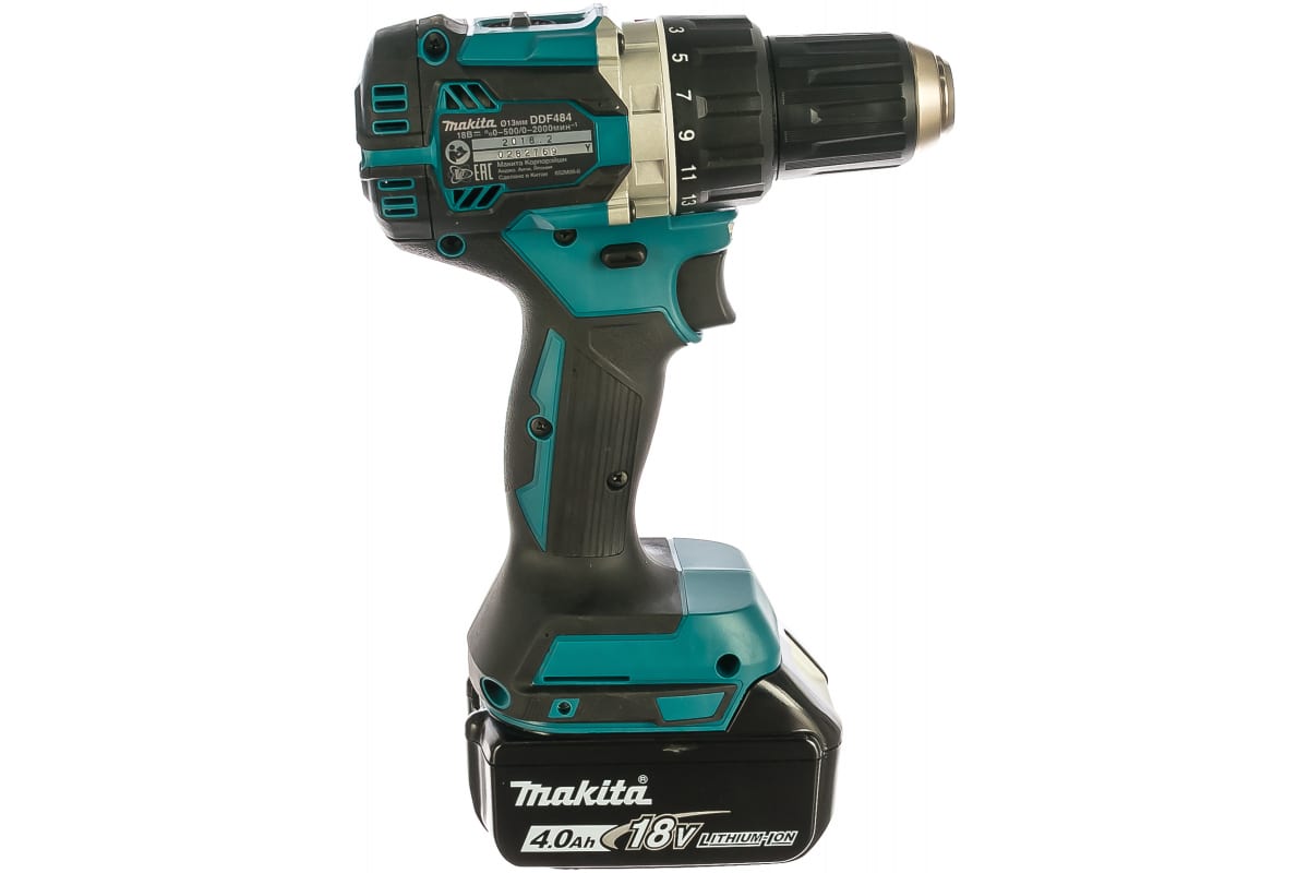 Аккумуляторная дрель-шуруповерт Makita DDF484RME