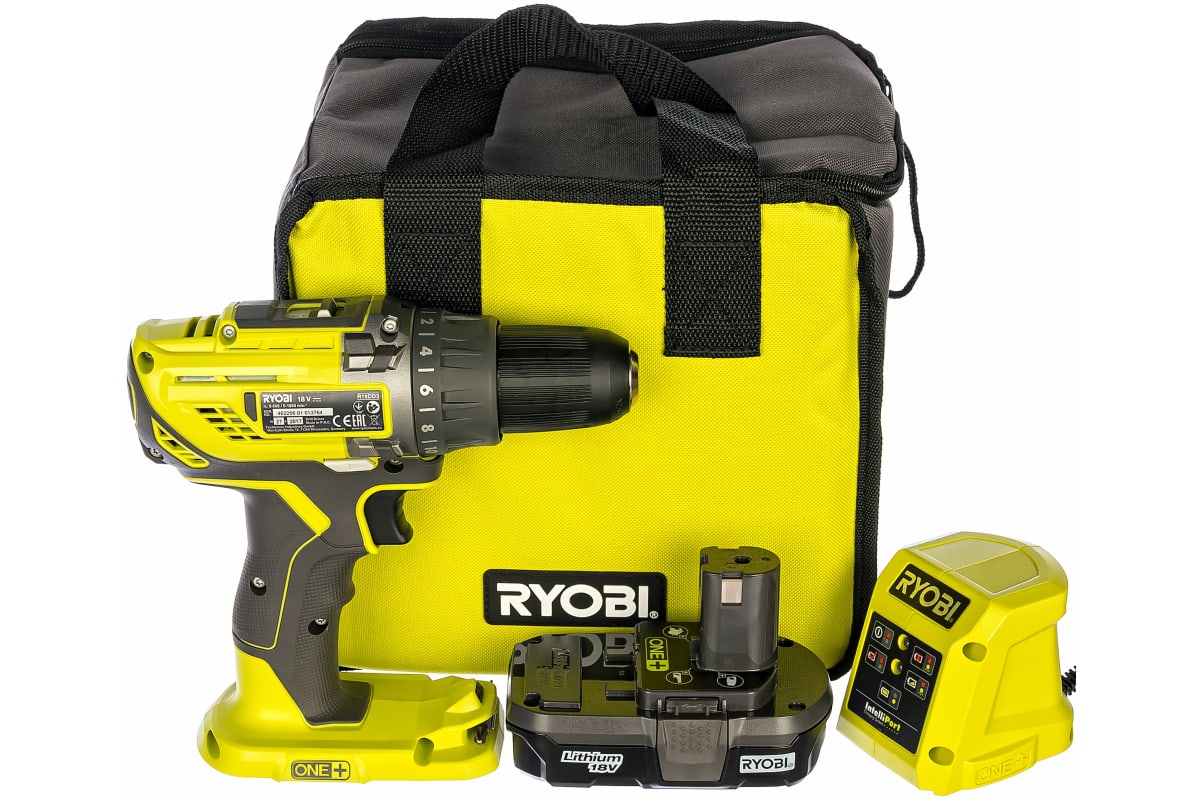 Компактная дрель-шуруповерт Ryobi ONE+ R18DD3-113S 5133003350