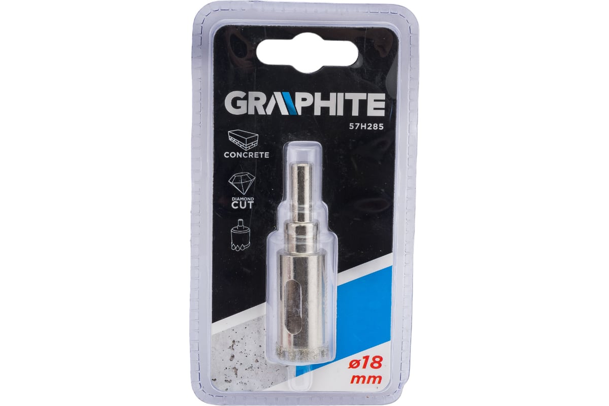 Сверло по керамической плитке 18 мм Graphite 57H285