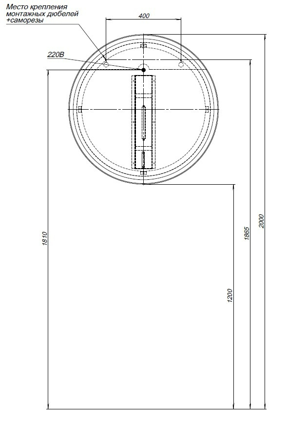 Мебель для ванной Allen Brau Infinity 85 см, 1 ящик, anthracite matt