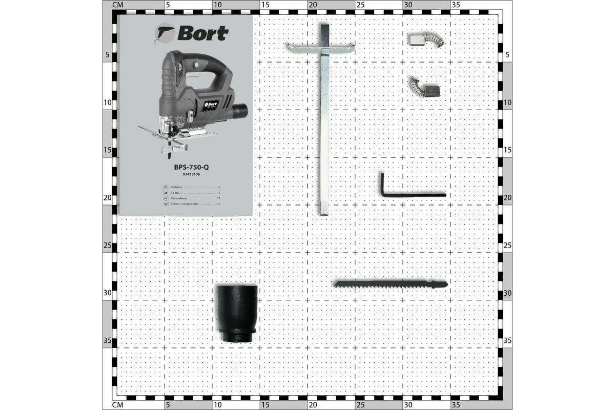 Электрический лобзик Bort BPS-750-Q 93413106