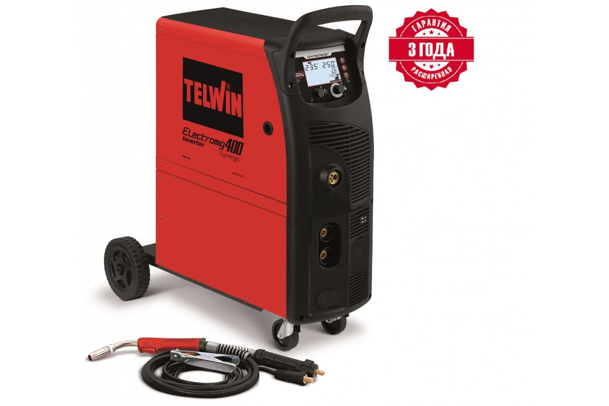 Сварочный полуавтомат Telwin ELECTROMIG 400 SYNERGIC 230/400V 816155