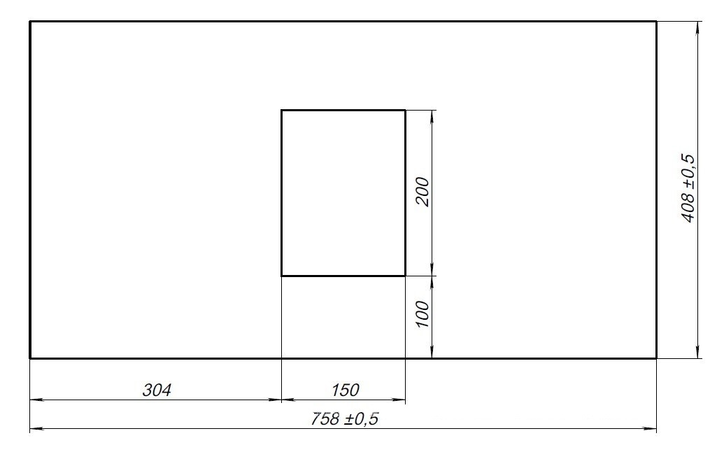 Столешница Allen Brau Priority 80 см graphite structure, 1.31010.GR-S