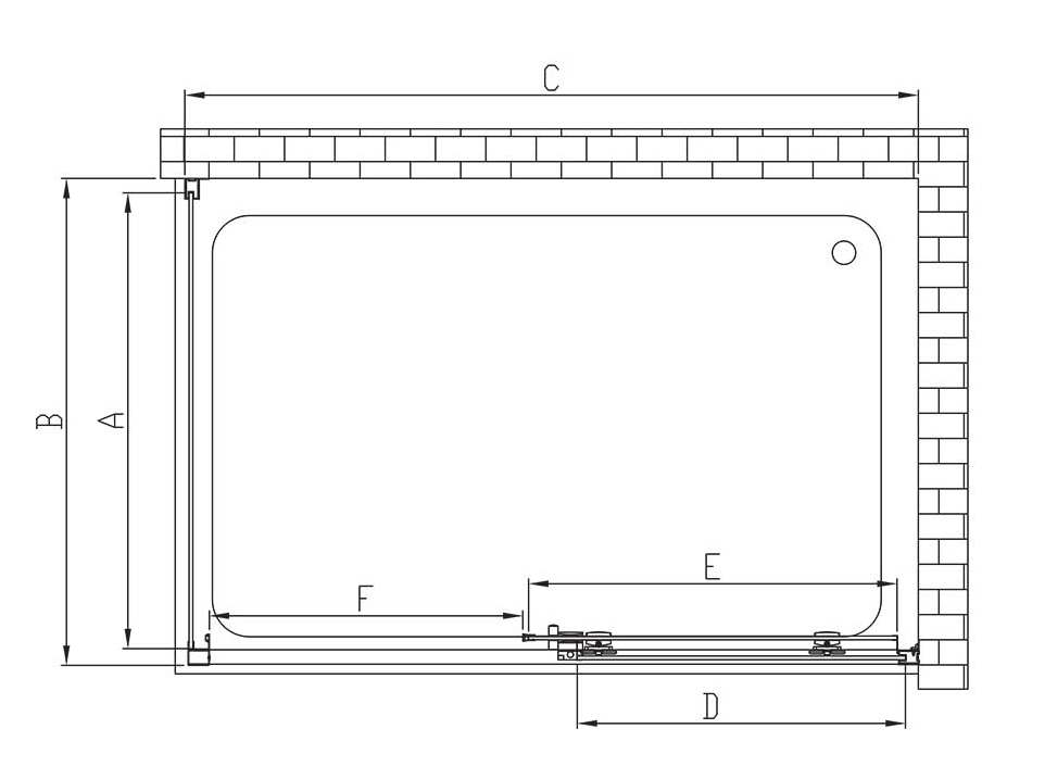 Душевой уголок Vincea Soft VSR-3SO1011CL 110x100 хром, прозрачное