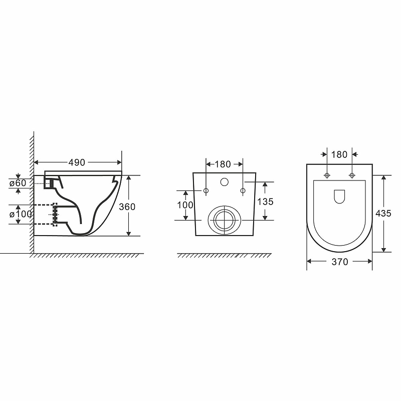 Комплект Point PN48063SB унитаз Афина PN41041 + инсталляция Элемент PN45120 + кнопка Ника PN44081SB сталь