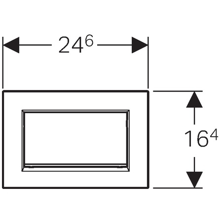 Кнопка смыва Geberit Sigma 30 115.893.KY.1