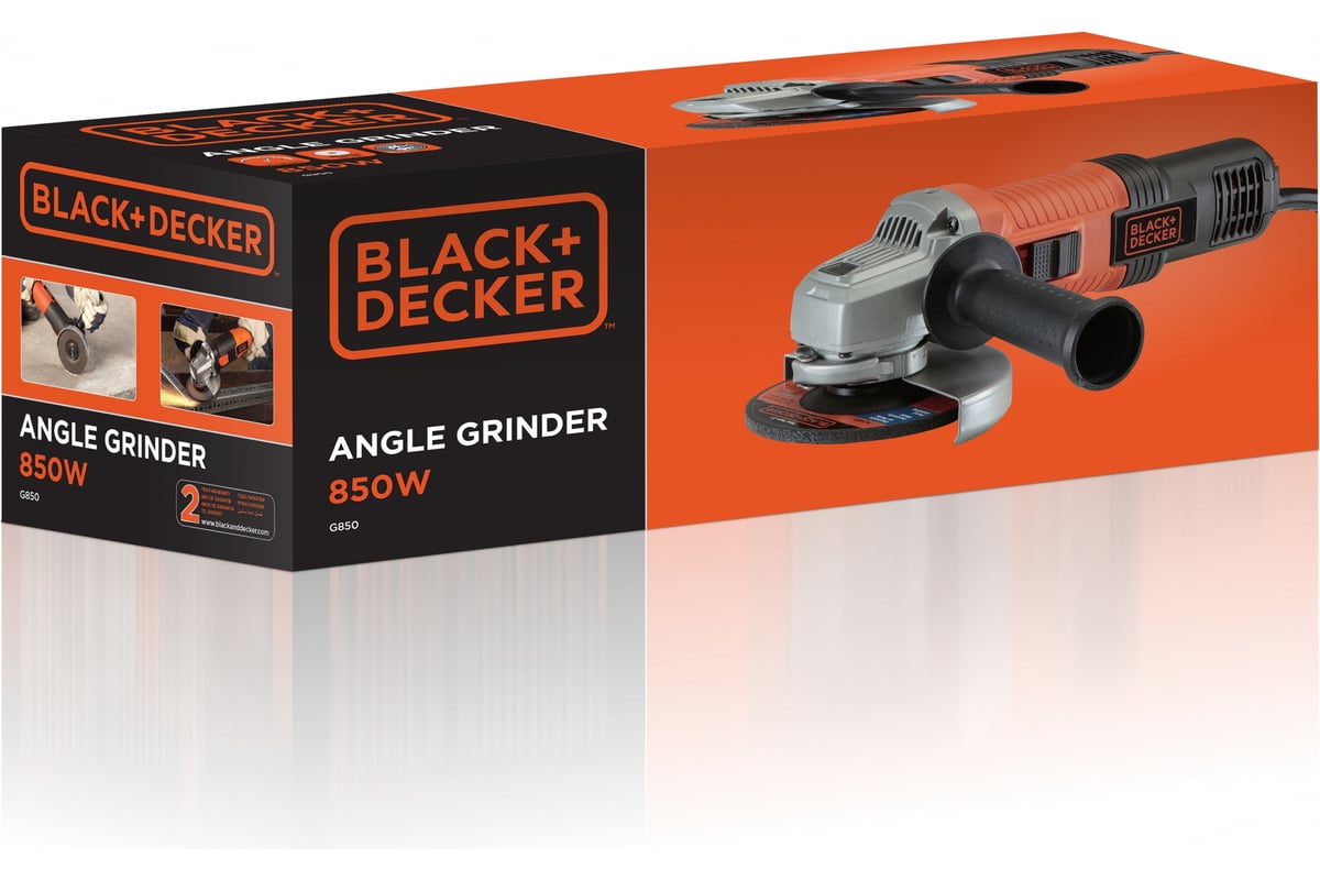 Угловая шлифмашина Black&Decker G850