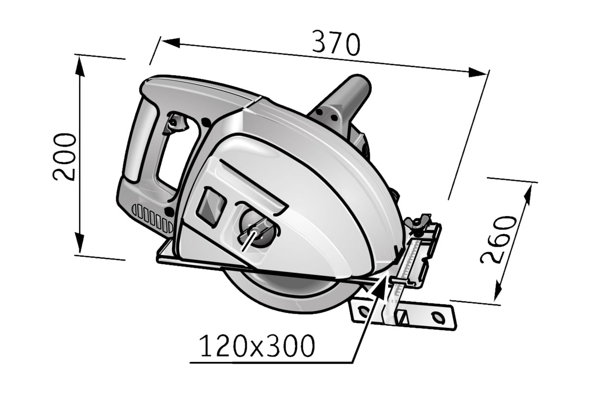 Циркулярная пила по металлу Flex CSM 4060 307815