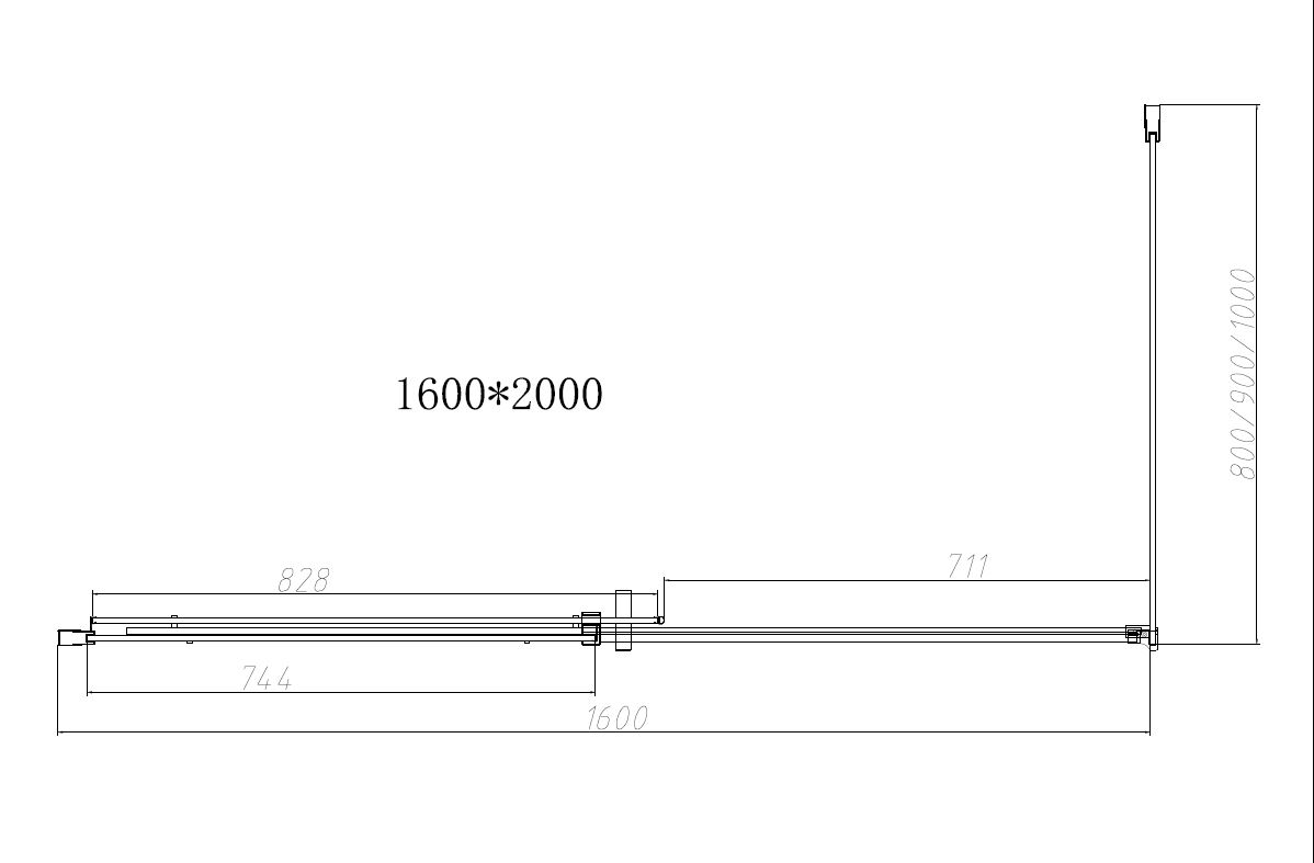 Душевой уголок Vincea Dice VSR-4D9016CL 160x90 хром, стекло прозрачное