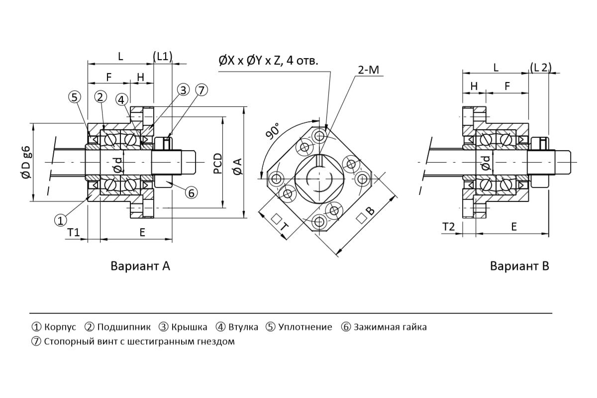 Опора TECHNIX ШВП FK12