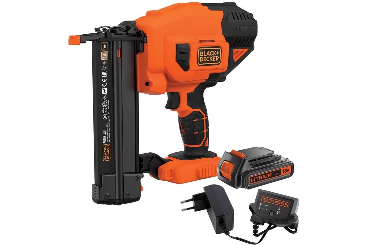 Нейлер Black&Decker 18В BCNG01D1-QW