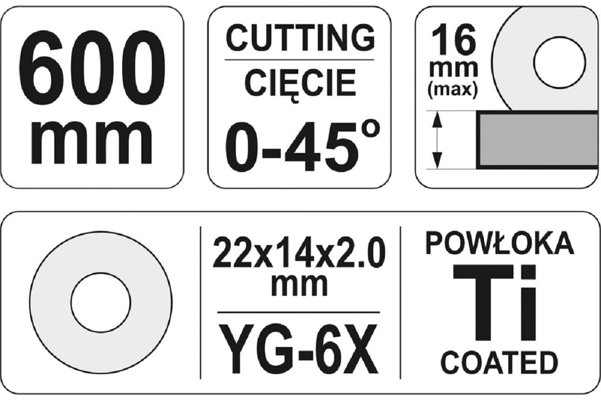 Плиткорез 600мм Yato YT-3707