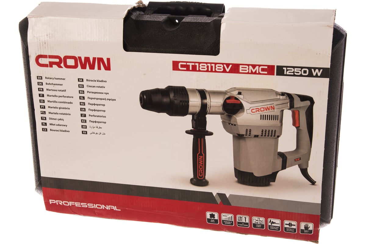 Перфоратор Crown CT18118V BMC