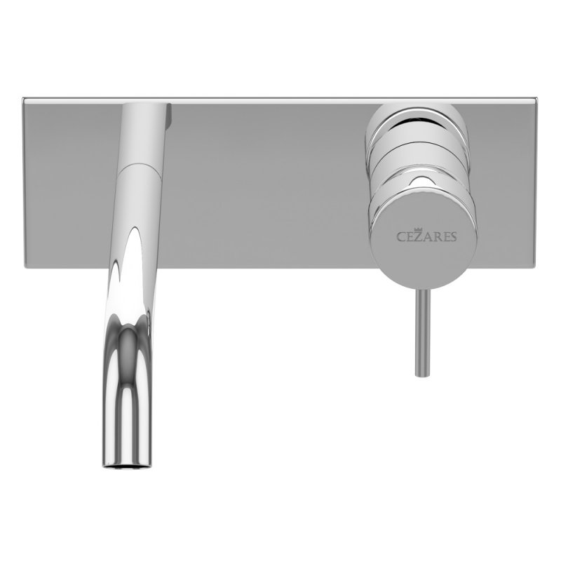 Смеситель для раковины Cezares LEAF-BLI1-L-01-W0 хром