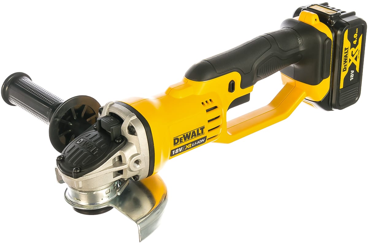 Угловая аккумуляторная шлифмашина DeWalt DCG 412 M2