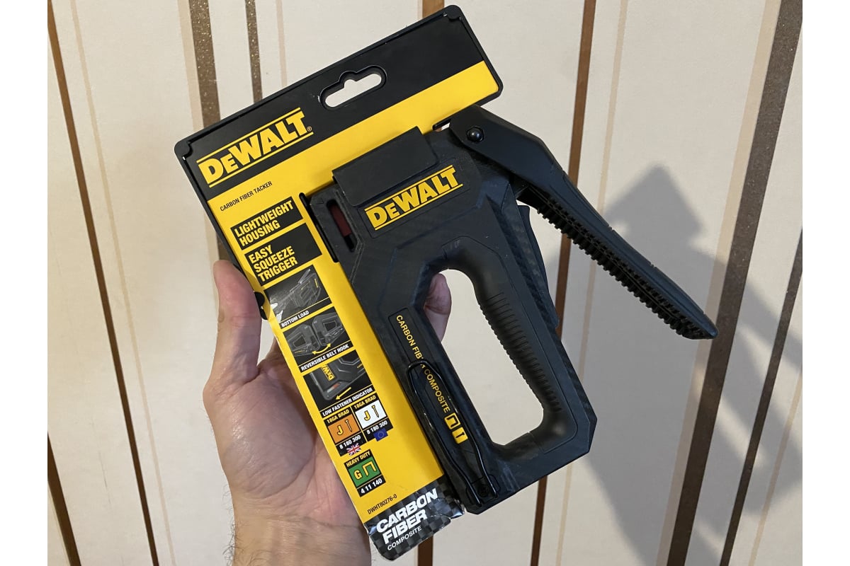 Степлер DeWalt корпус из углеволокна DWHT80276-0