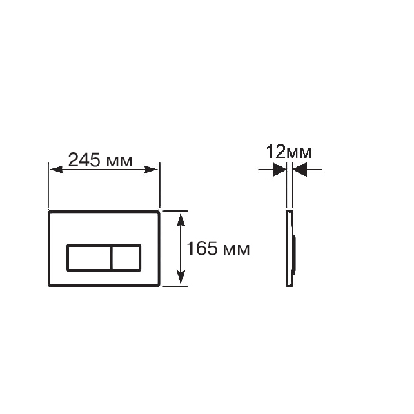 Подвесной унитаз SET Aquatek Каир-14-016 4в1 с микролифтом, кнопка хром