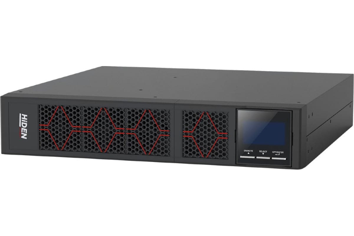 Источник бесперебойного питания Hiden 2500ВА/2250Вт Rackmount 2U 8 IEC C13 и 1xIEC C19, USB, RS232, SNMP слот ULPS2500RM 2500ВА/2250Вт