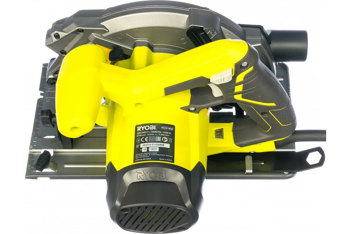 Дисковая пила с лазером Ryobi RCS1600-K2B 5133002927