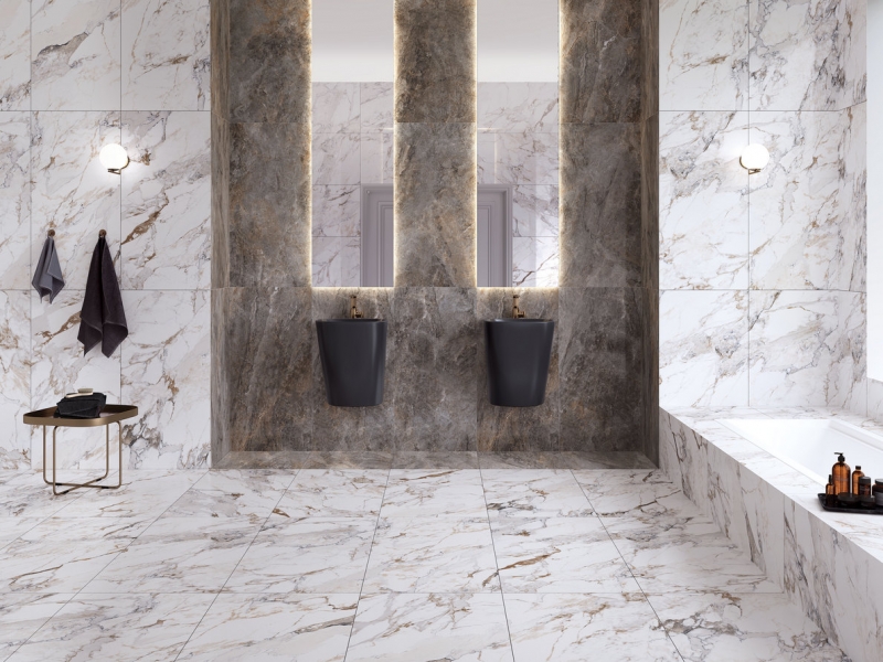 Керамогранит Vitra Marble-X Аугустос Тауп 30х60 см, K949772LPR01VTE0