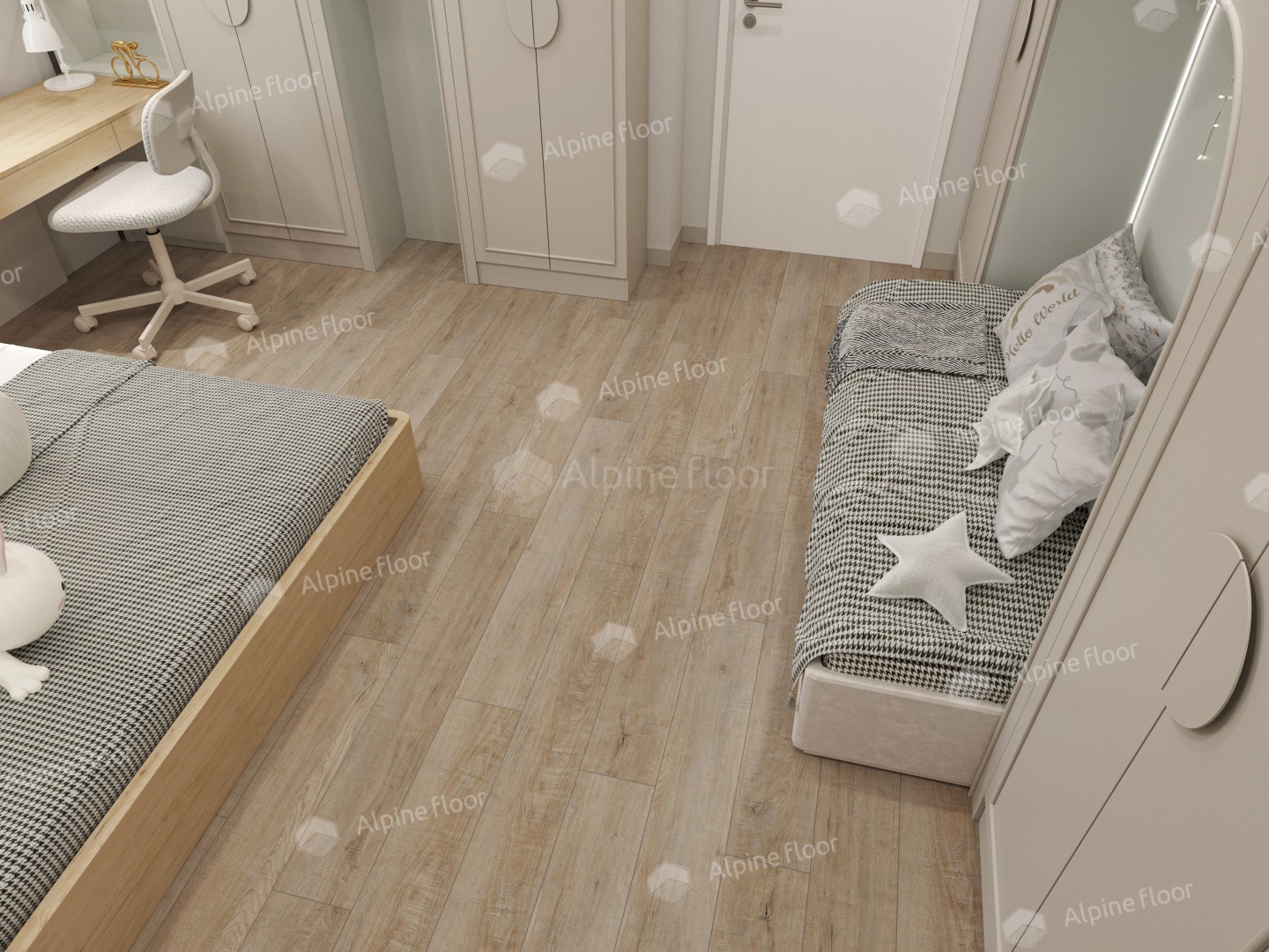 Виниловый ламинат Alpine Floor Ultra New LVT Дуб Амбер 1219.2x184.15x2 мм, ECO 5-39