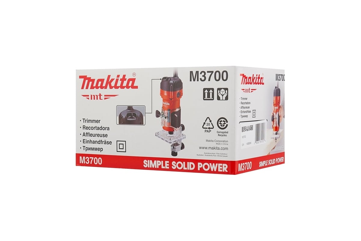 Кромочный фрезер Makita M3700 190328