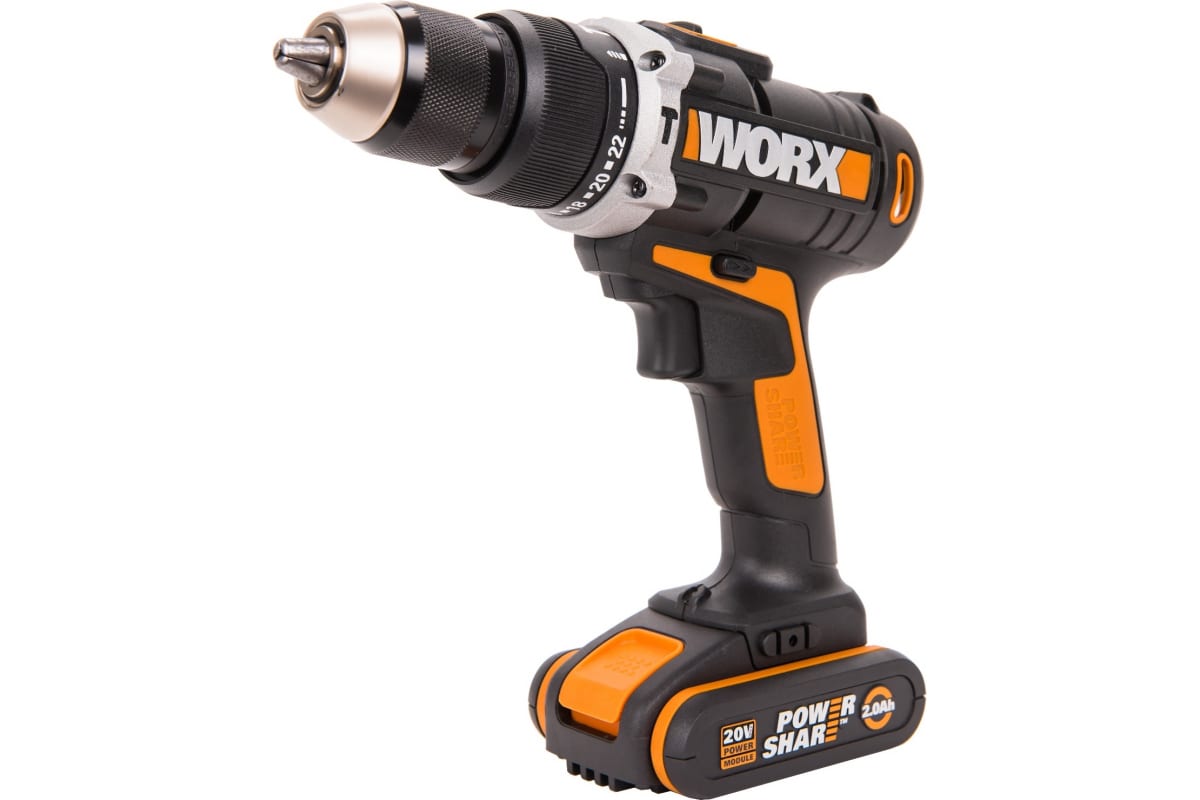 Аккумуляторная ударная дрель-шуруповерт Worx WX372