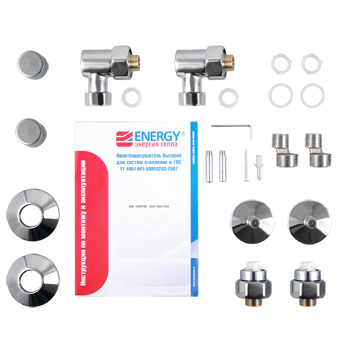 Комплектация для полотенцесушителя Energy