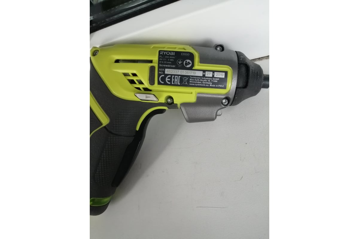 Отвертка Ryobi ERGO 5133003411