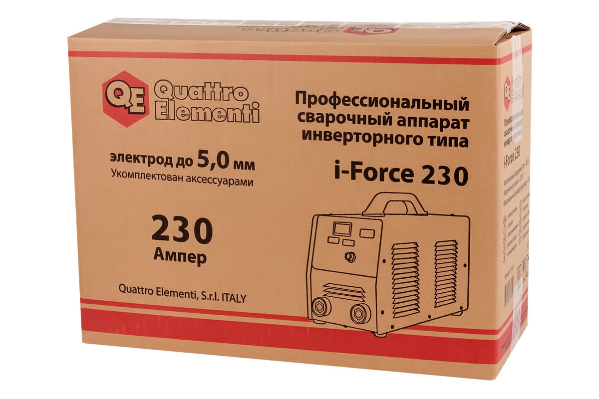 Инверторный аппарат электродной сварки Quattro Elementi i-FORCE 230 771-619