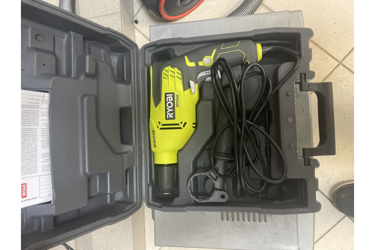 Ударная дрель Ryobi RPD680K 5133002016