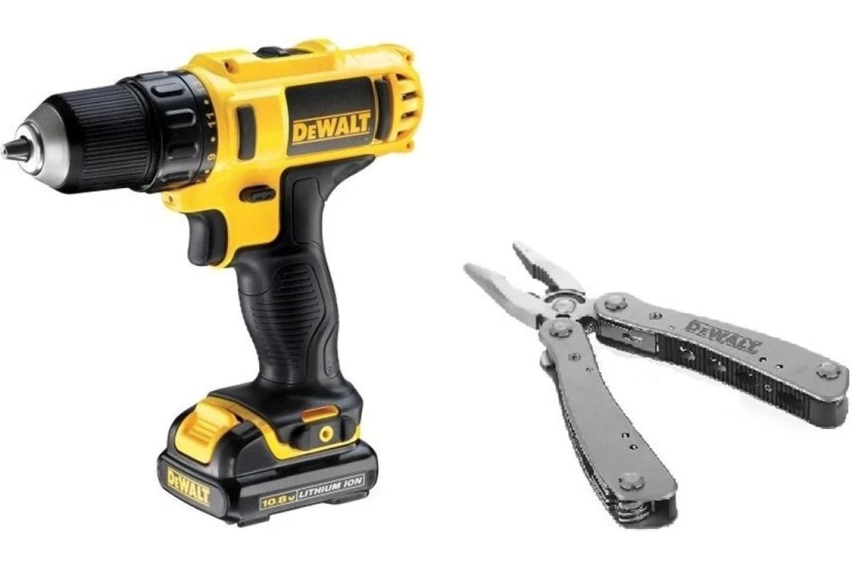 Аккумуляторная дрель-шуруповерт DeWalt DCD710C2P-KS