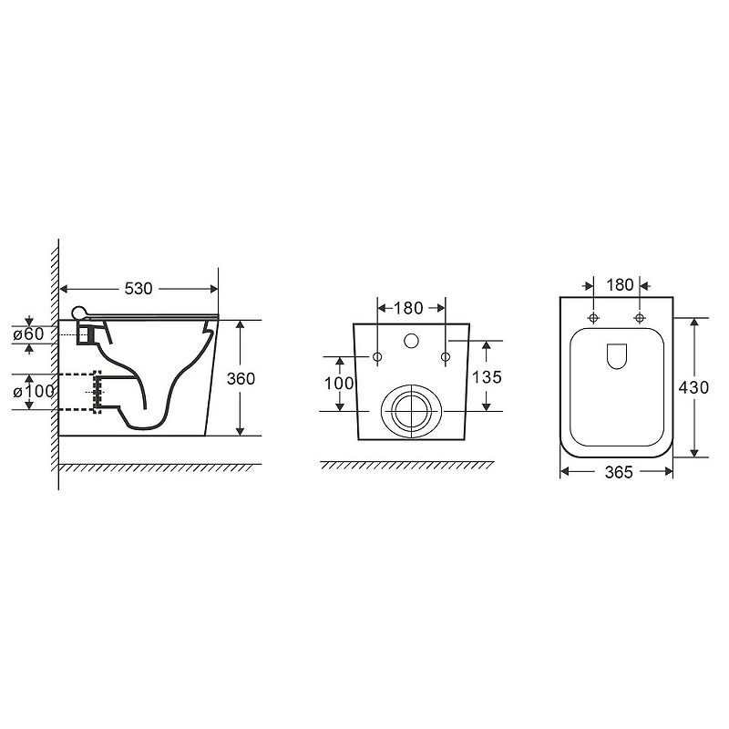 Комплект Point PN48082BC унитаз Ника PN41081 + инсталляция Элемент PN45120 + кнопка Виктория PN44061BC черный матовый/хром