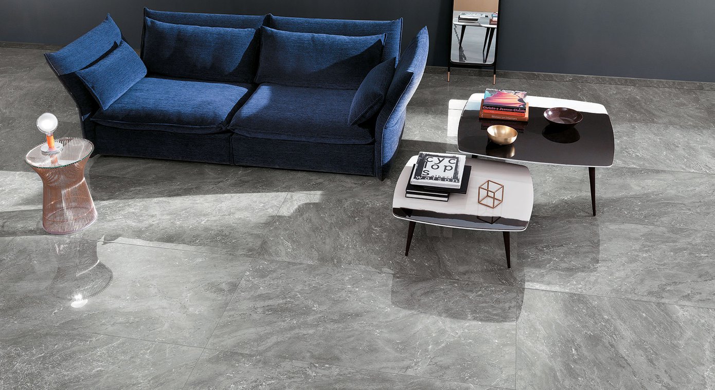 Керамогранит Fap Ceramiche Roma Diamond Grigio Superiore Brillante 80x80 см, fPUO