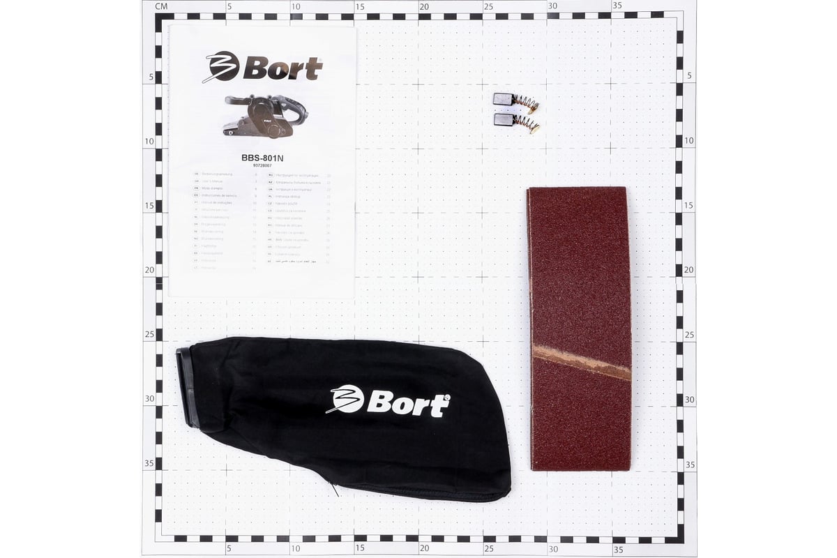 Ленточная шлифовальная машина Bort BBS-801N 93728007