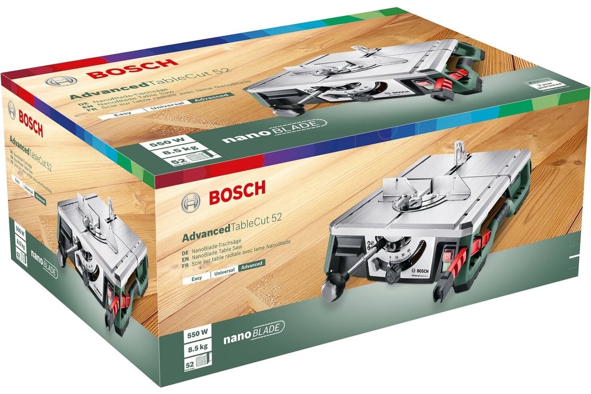 Многофункциональная стационарная пила Bosch AdvancedTableCut 52 0603B12000