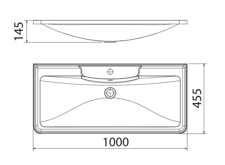 Тумба с раковиной BelBagno Albano 100 см напольная, Bianco Lucido