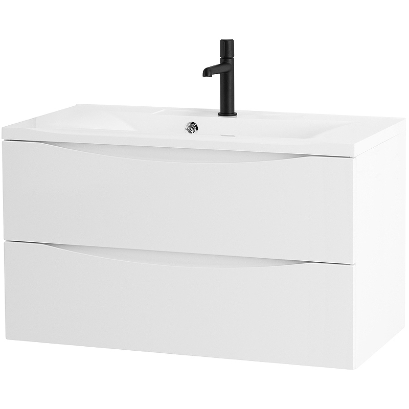 Тумба с раковиной BelBagno Marino 100 Bianco Lucido