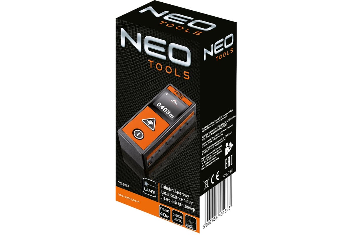 Лазерный дальномер Neo Tools 75-203