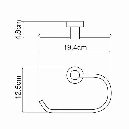 Вешалка для полотенец WasserKRAFT Donau K-9460