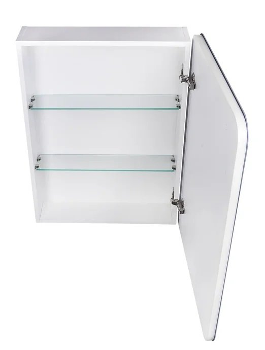 Зеркальный шкаф Style Line Каре 60 см с подсветкой, белый СС-00002274